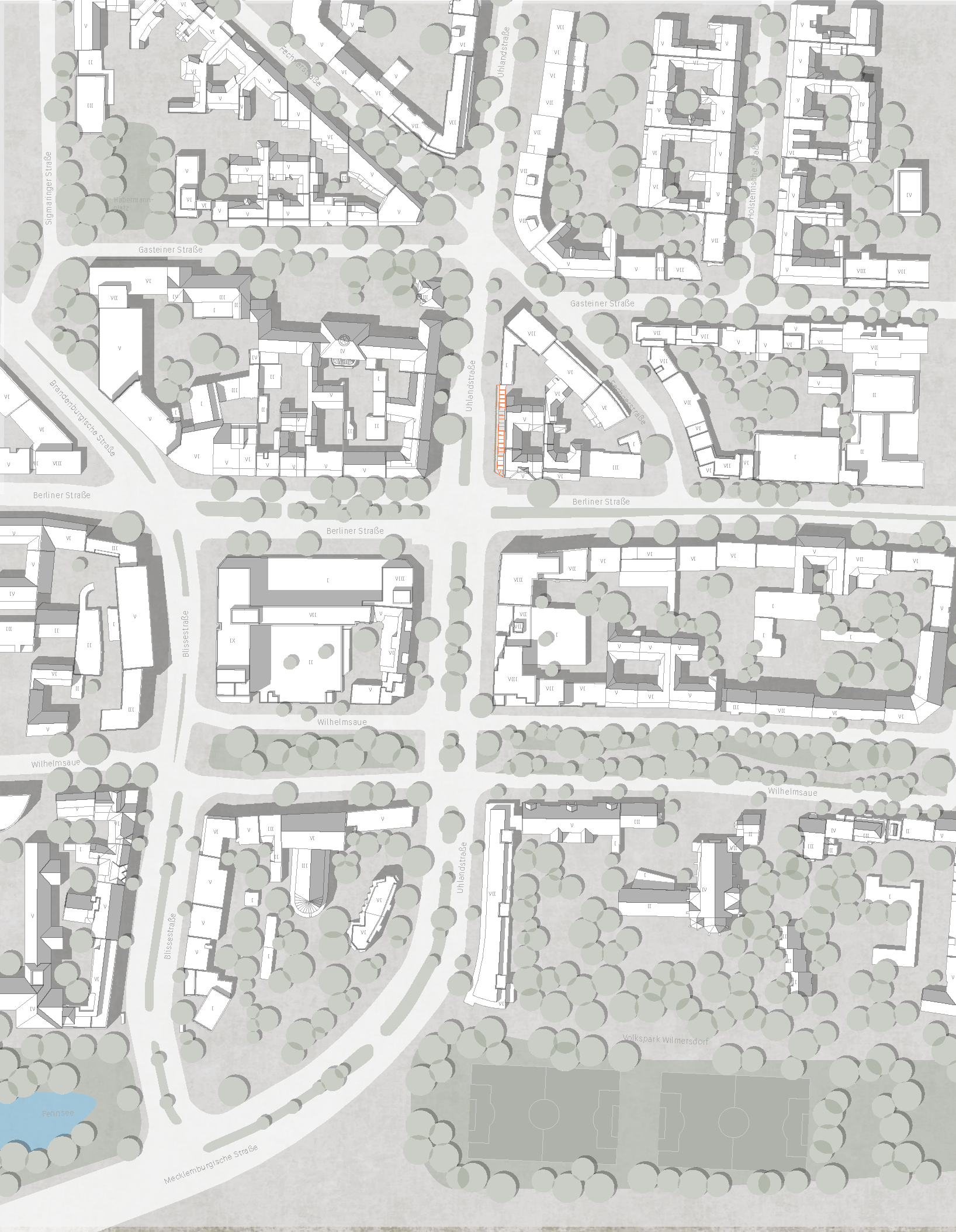 Lageplan M 1:1000